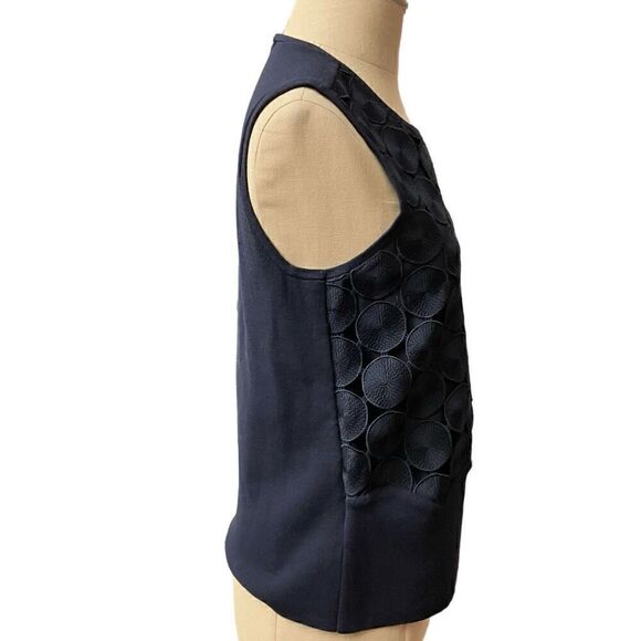 Ann Taylor Black Geometric Top / SZ: S / NWT - Picture 3 of 6